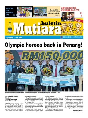 cover image of Buletin Mutiara 1-15 Sept 2016